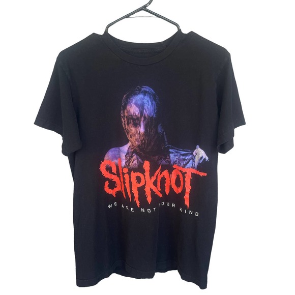 Slipknot Shirt Adult Medium Black We Are Not Your Kind Rock Metal Band Logo - Picture 1 of 8